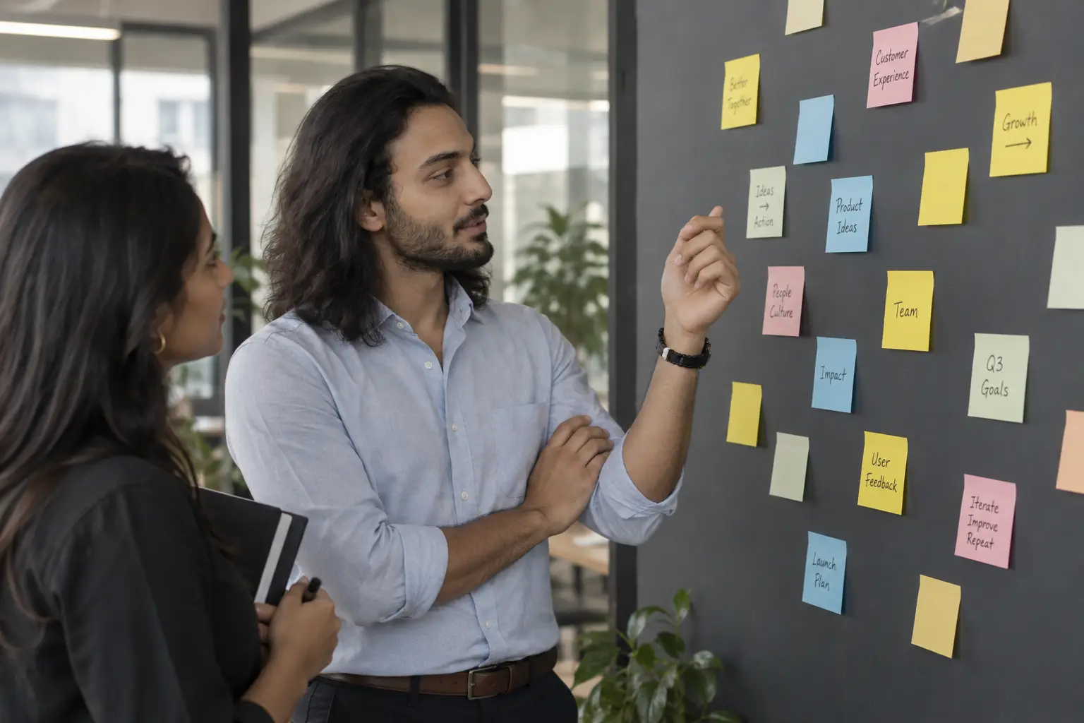 A working session turning ideas into practical actions